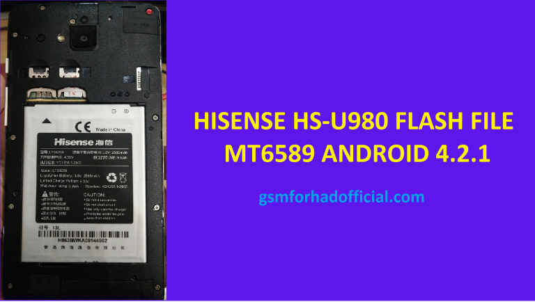 HISENSE HS-U980 FLASH FILE