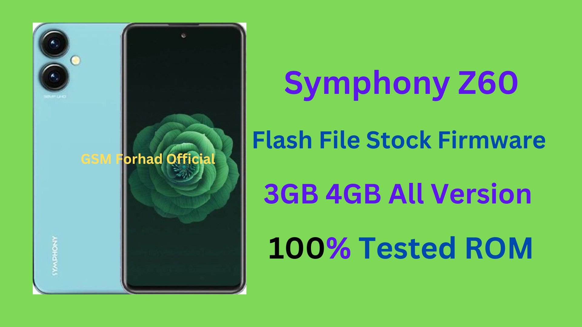 Symphony Z60 Flash File