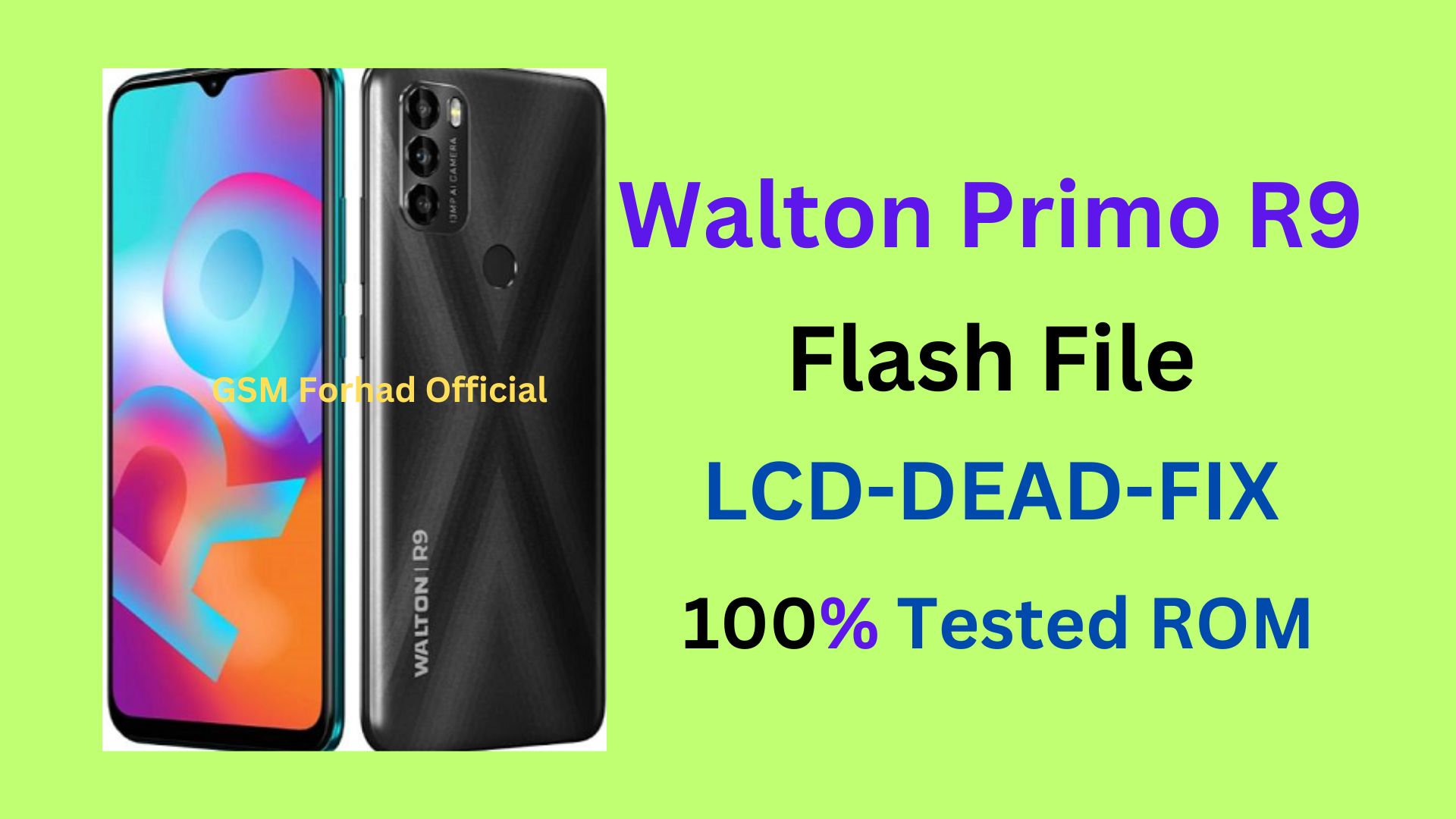 Walton Primo R9 Flash File Without Password