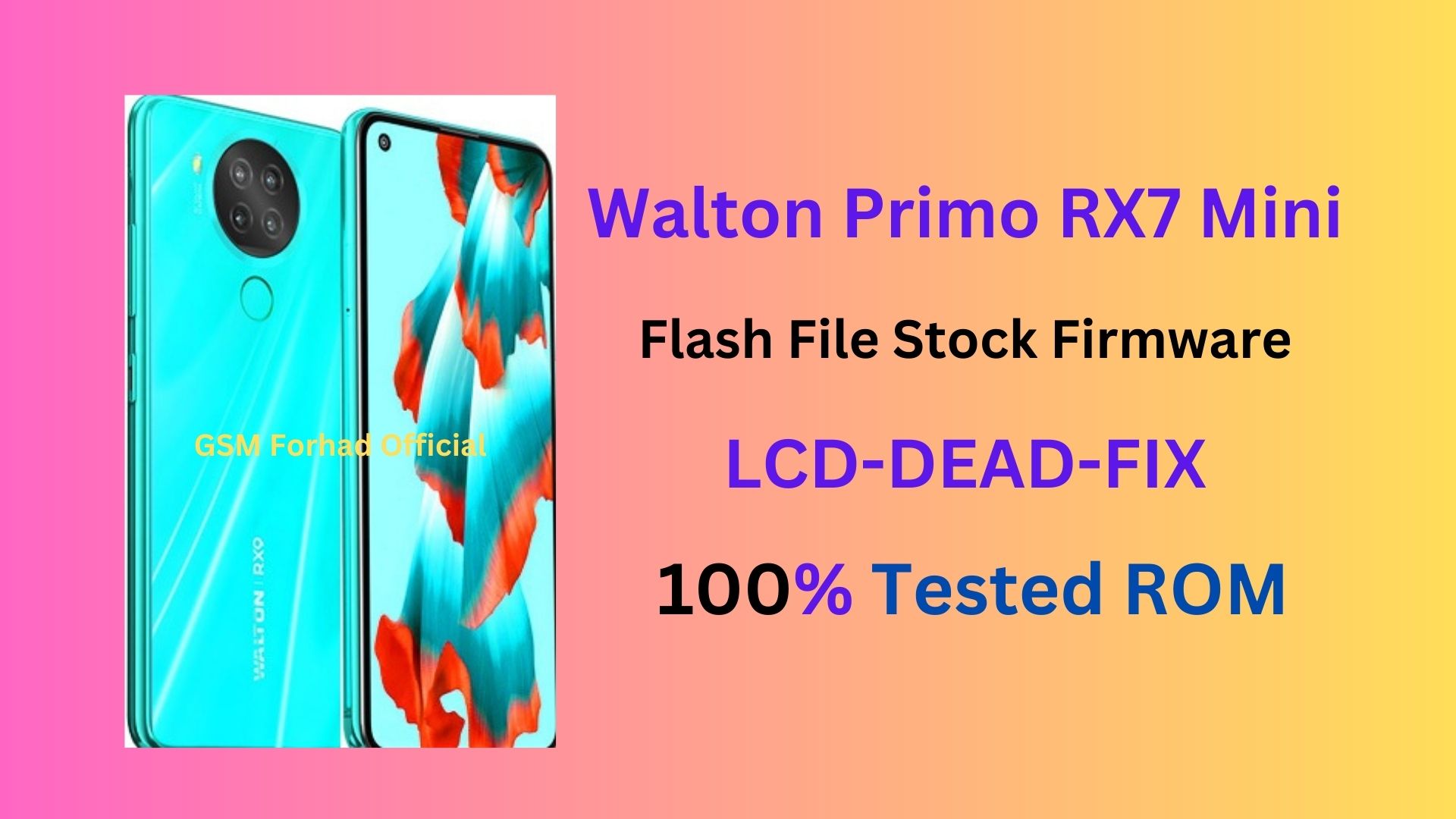 Walton Primo RX9 Flash File Free