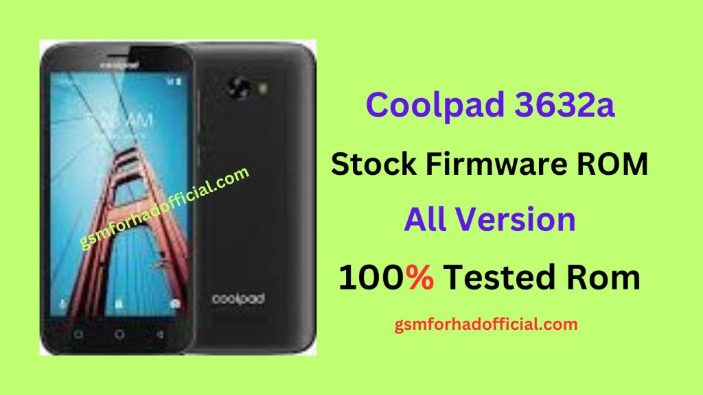 Coolpad 3632a Flash File Tested