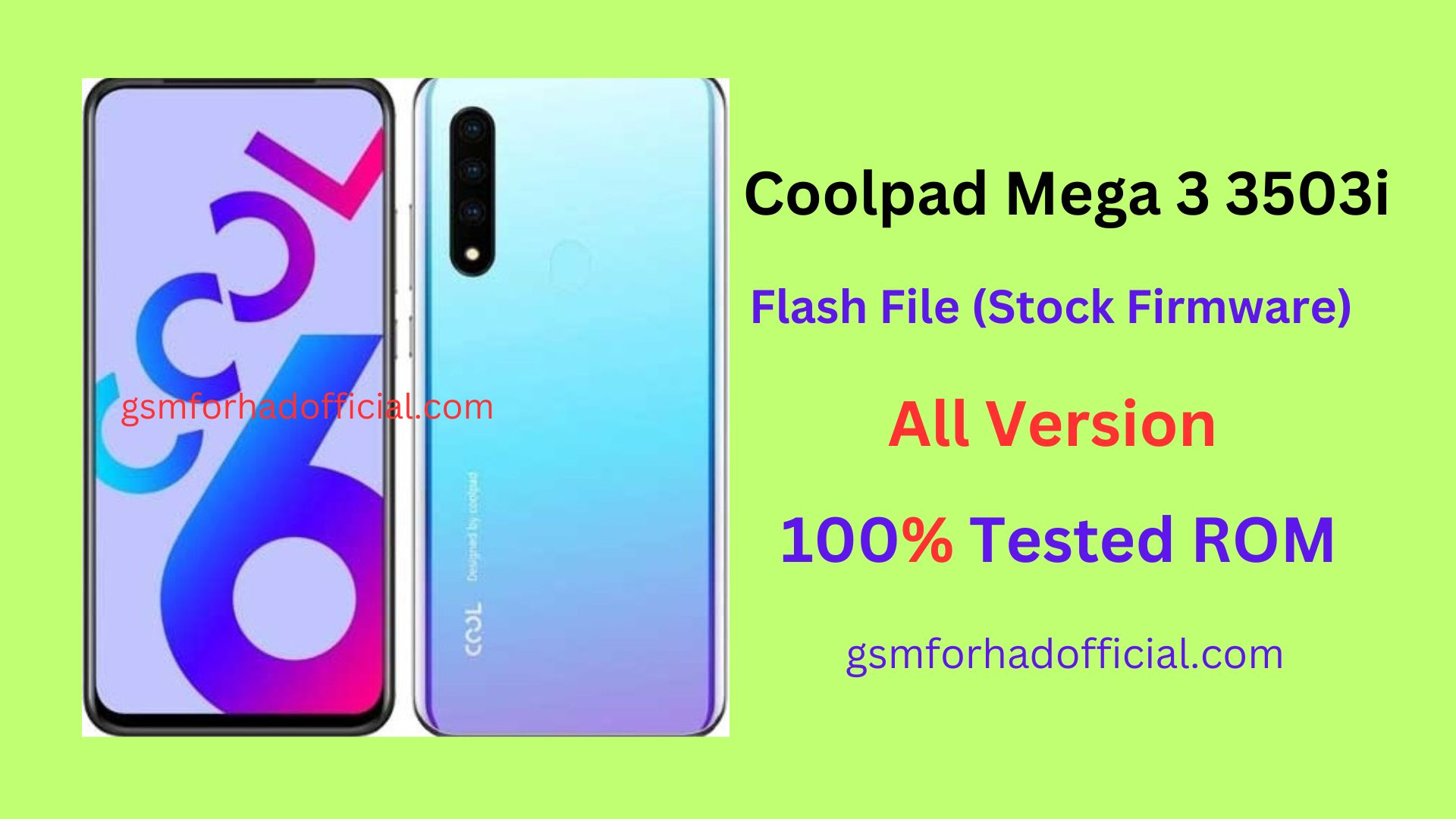 Coolpad Cool6 1901 Flash File