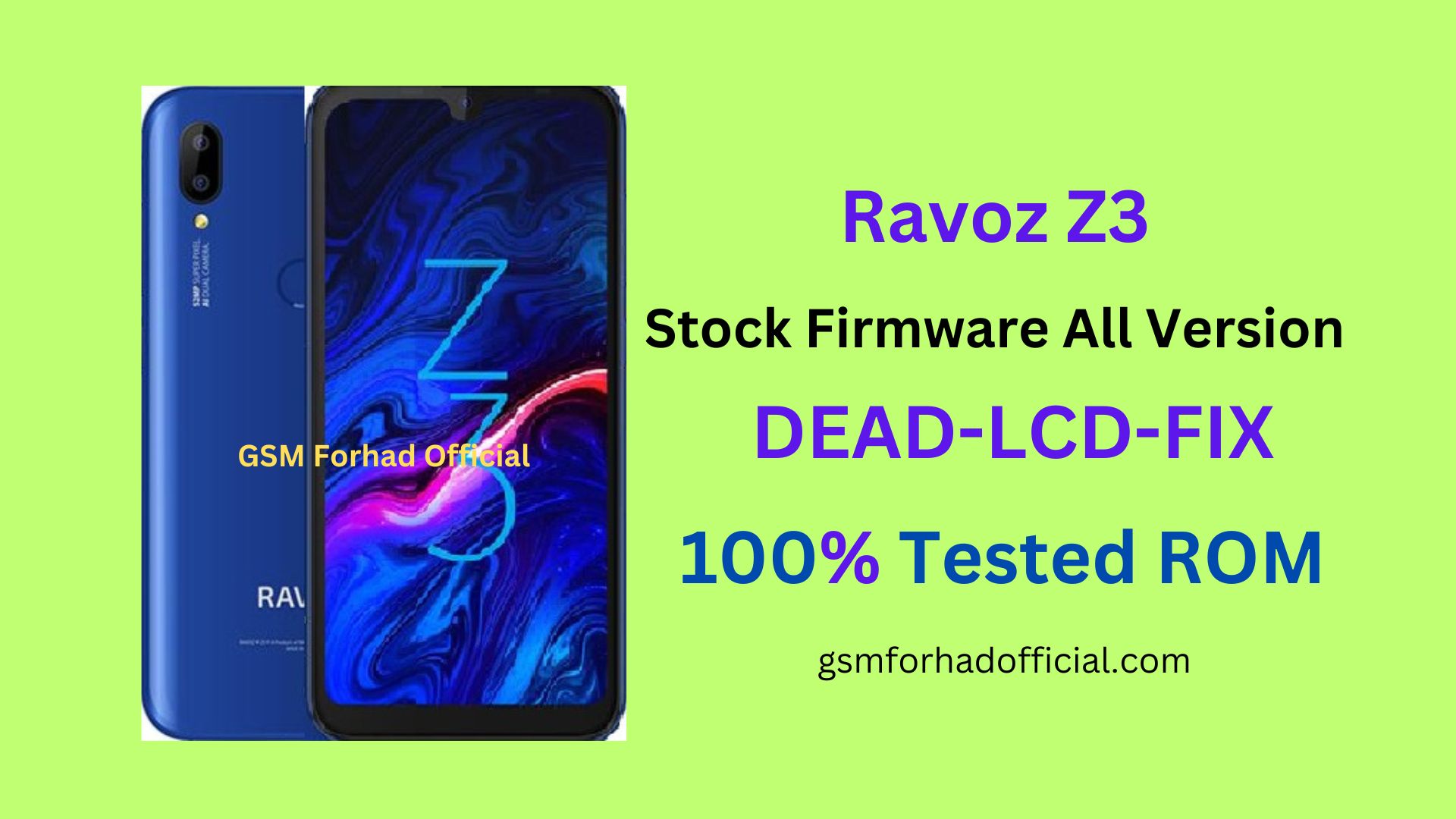 Ravoz Z3 Flash File