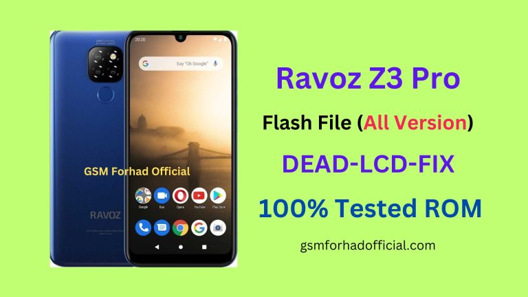 Ravoz Z3 Pro Flash File