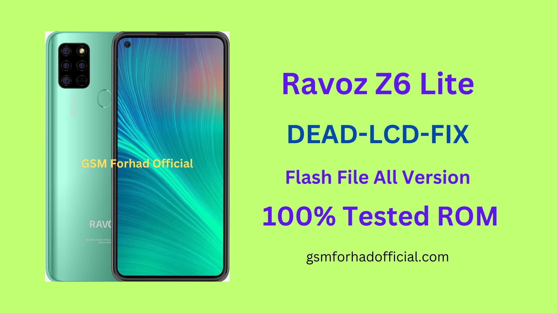 Ravoz Z6 Lite Flash File