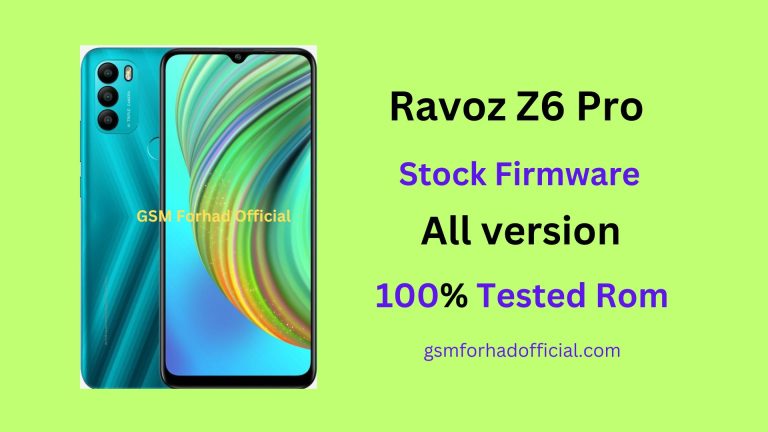 Ravoz Z6 Pro Flash File