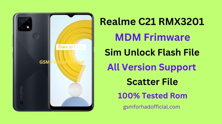 Realme C21 RMX3201 MDM File