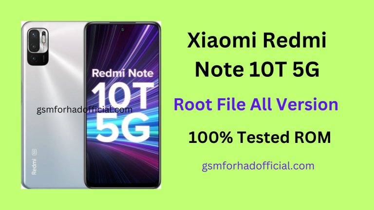 Redmi Note 10T 5G Root File