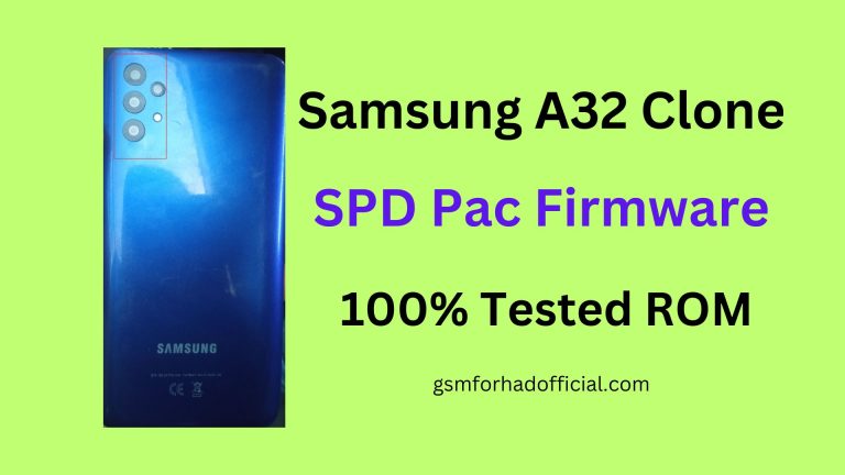 Samsung A32 Clone Flash File