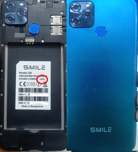 smile q9 flash file without password