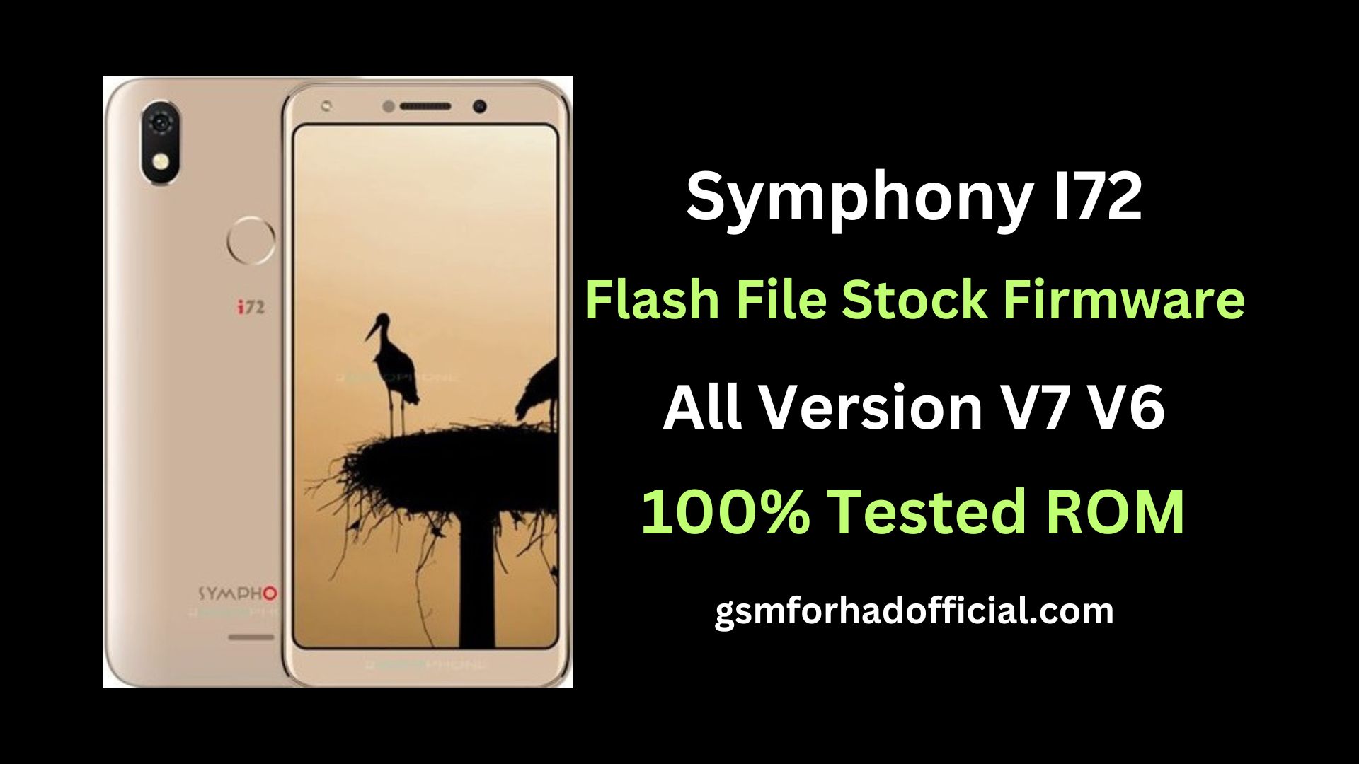 Symphony I72 Flash File