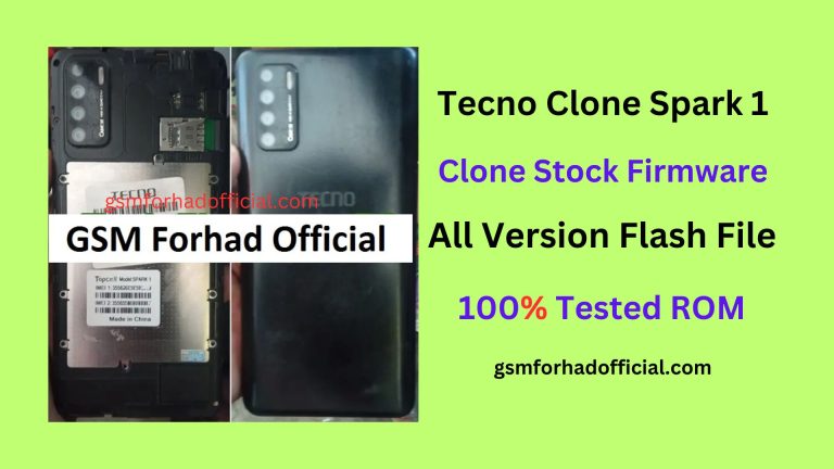 Tecno Clone Spark 1 Flash File