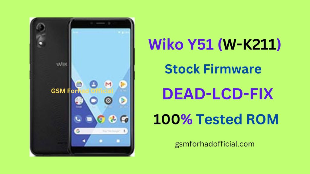 Wiko Y51 W-K211 Flash File