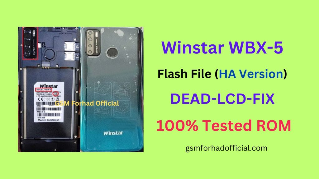 Winstar WBX-5 Flash File