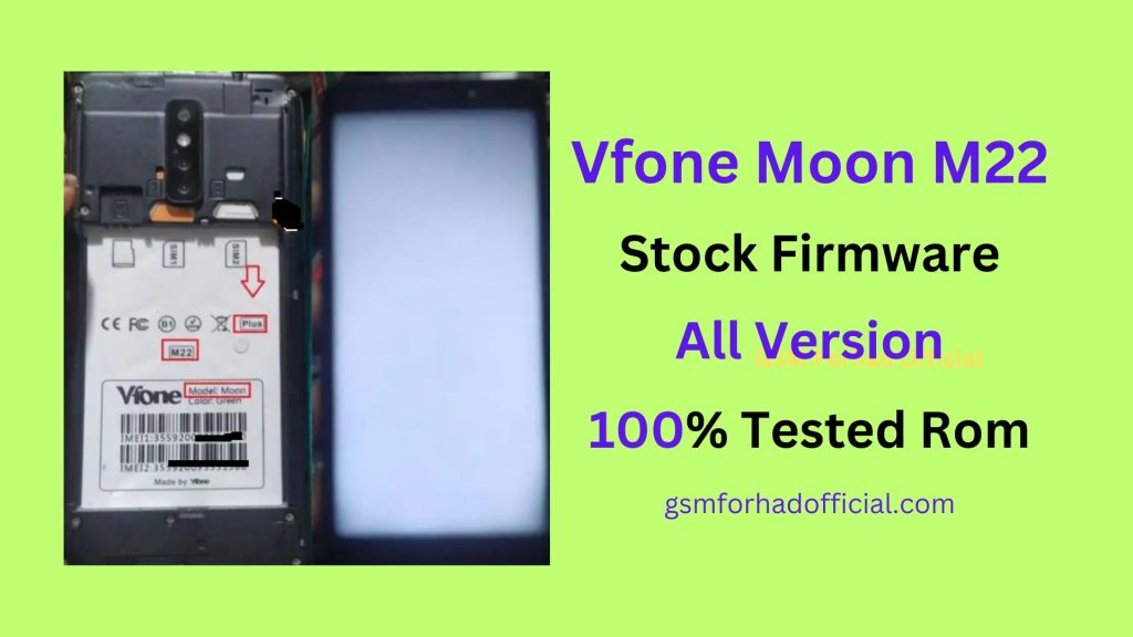 Vfone Moon M22 Flash File Without Password