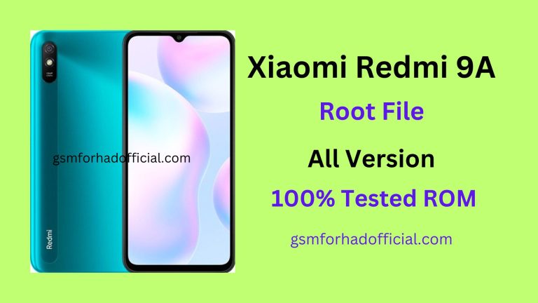 Xiaomi Redmi 9A Root File