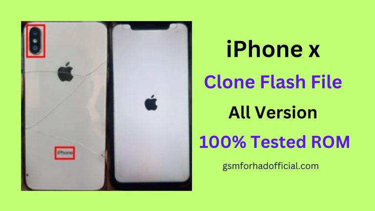 iPhone x Clone Flash File