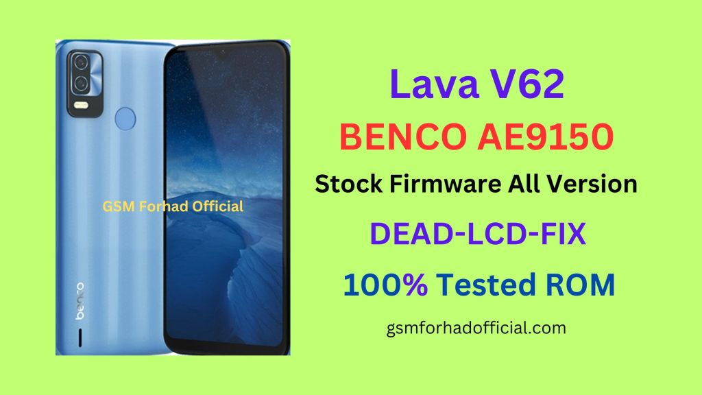 Lava Benco V62 Flash File Without Password