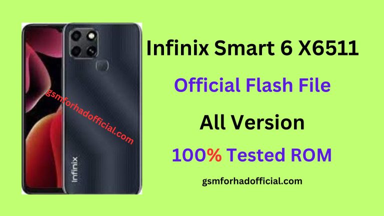 Infinix Smart 6 X6511 Flash File