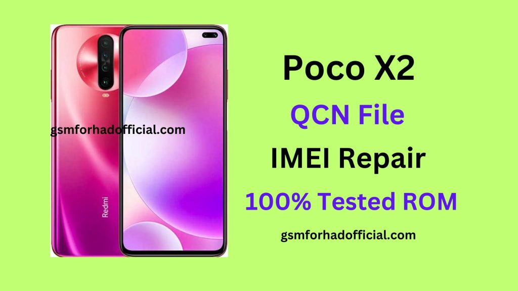 Poco X2 QCN File