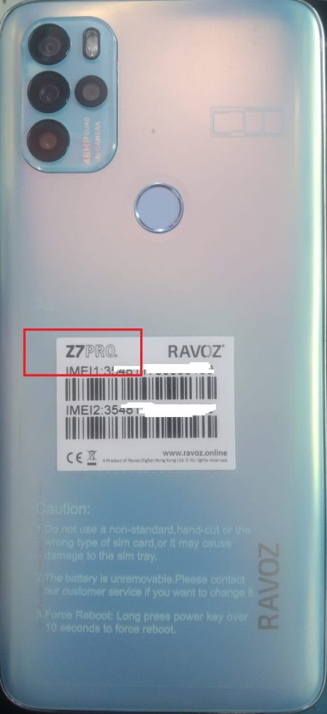 Ravoz Z7 Pro Flash File