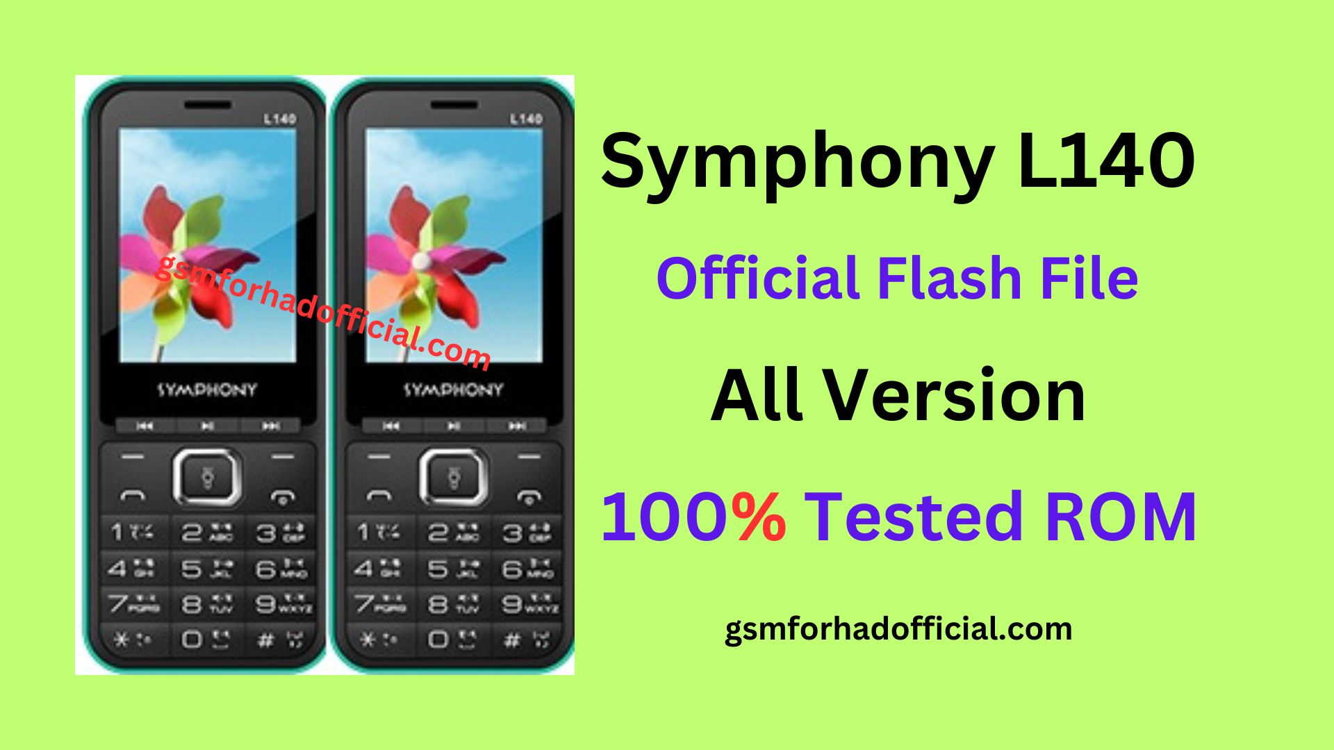 Symphony L140 Flash File