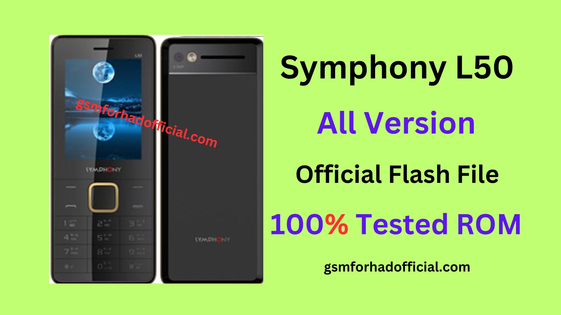 Symphony L50 Flash File