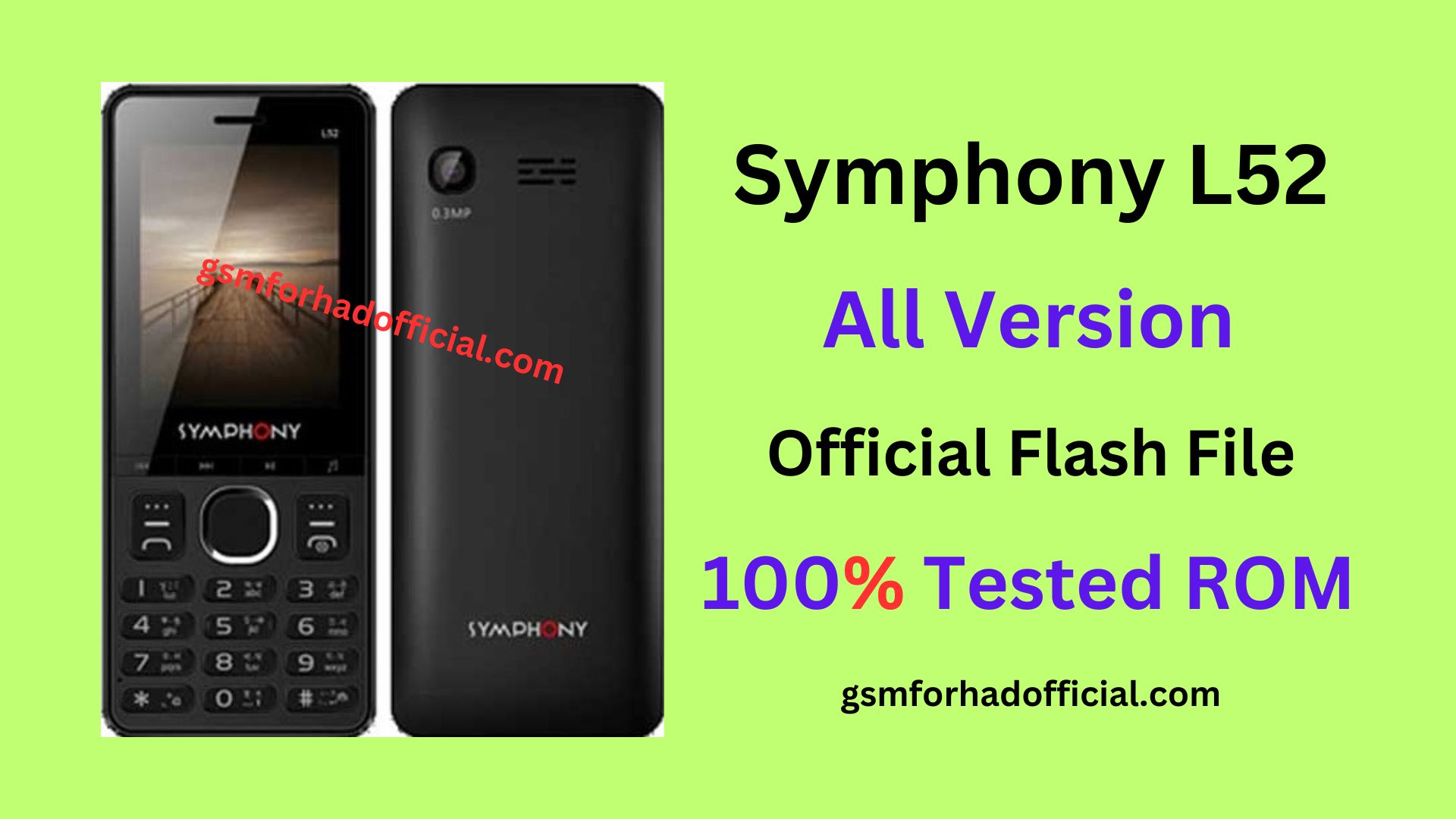 Symphony L52 Flash File