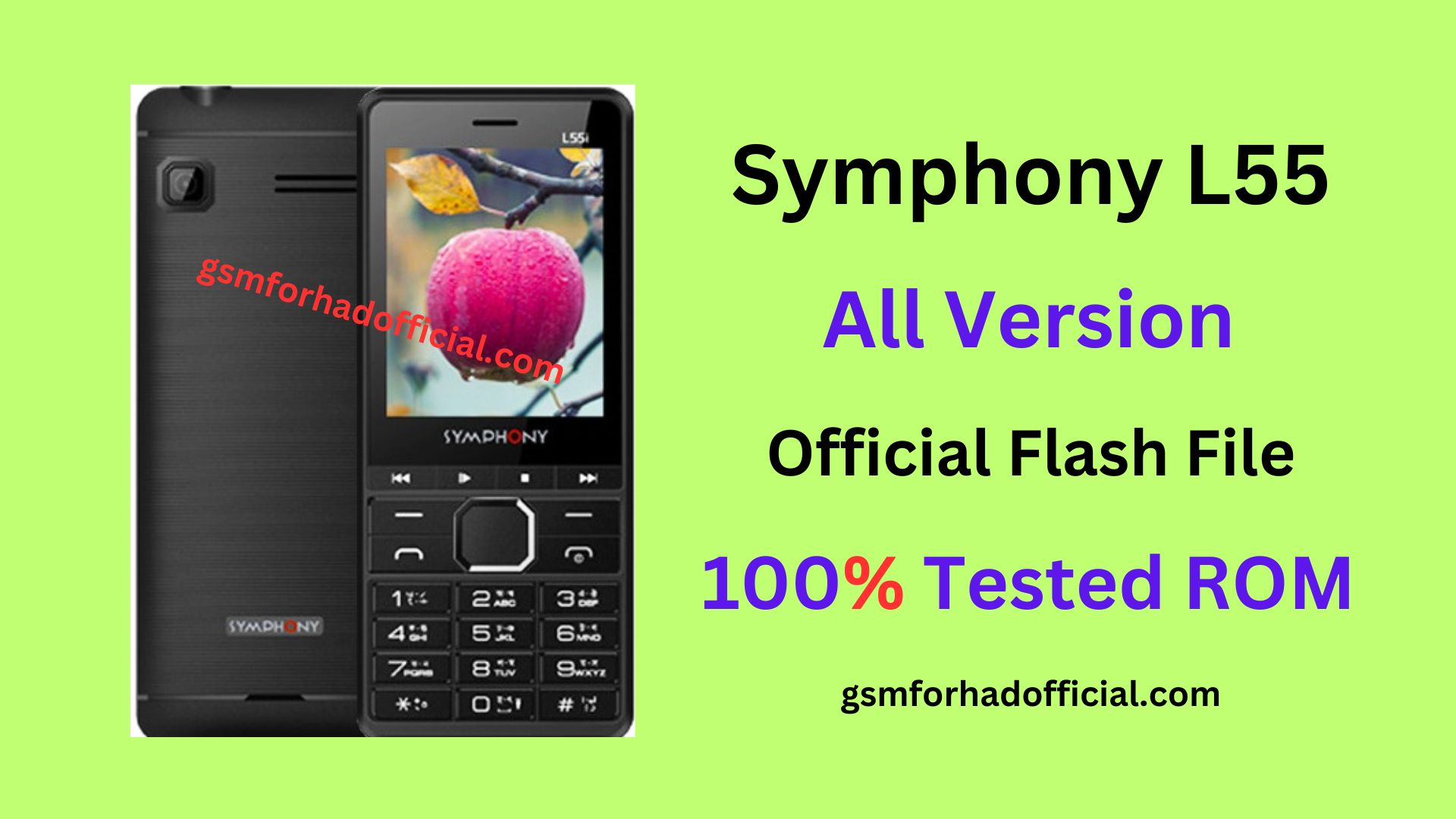 Symphony L55 Flash File