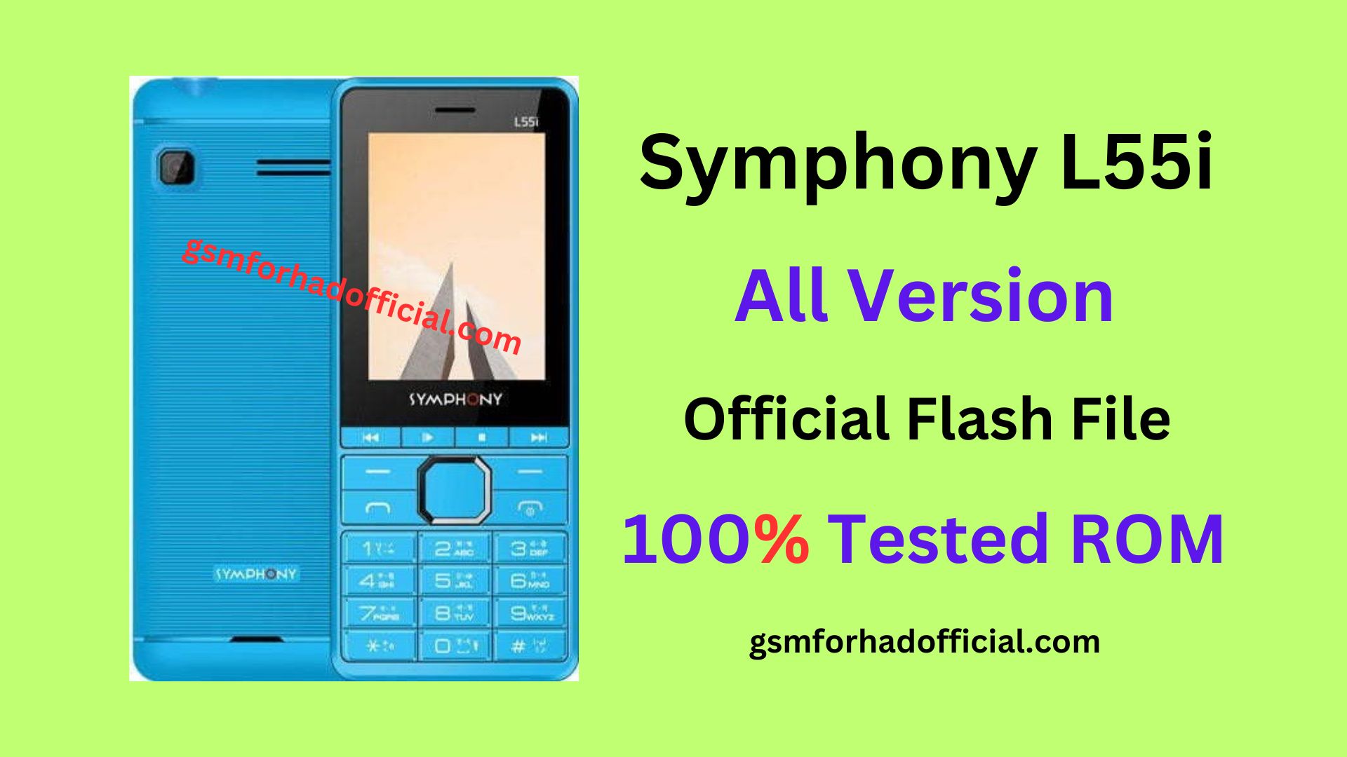 Symphony L55i Flash File