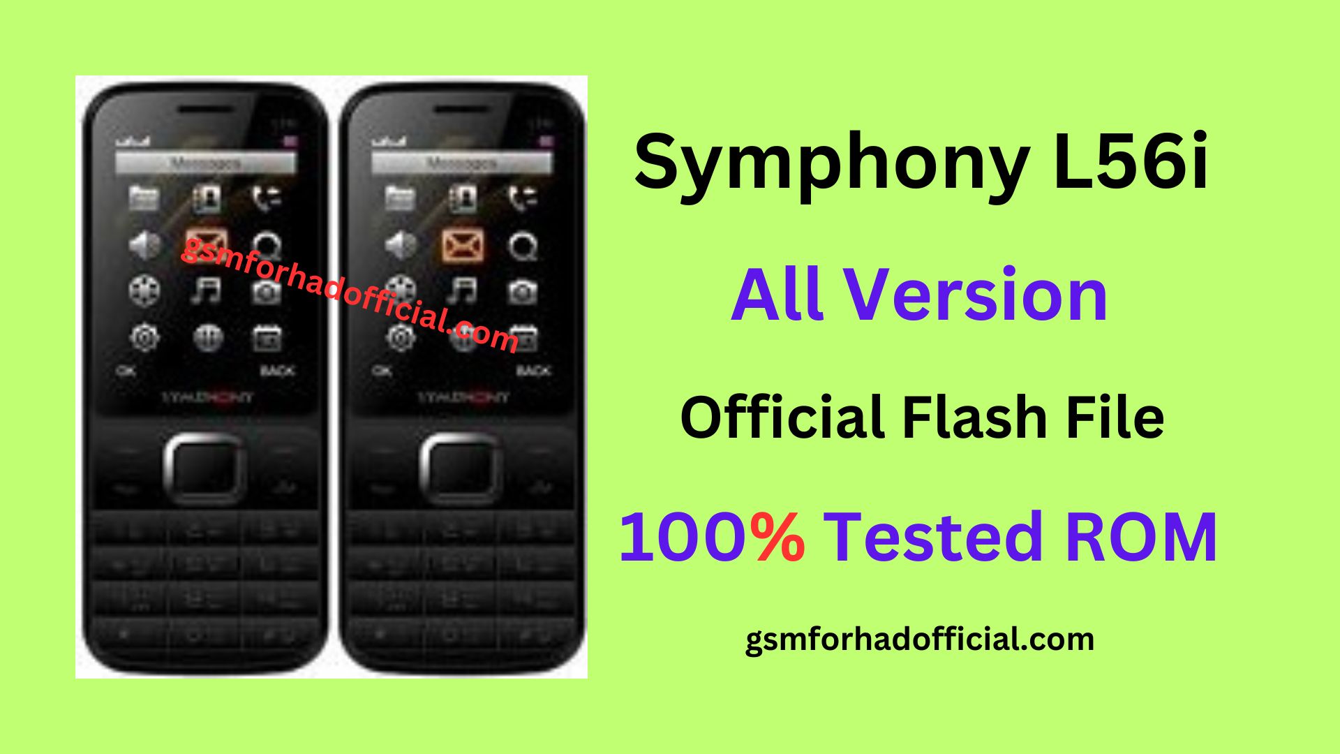 Symphony L56i Flash File