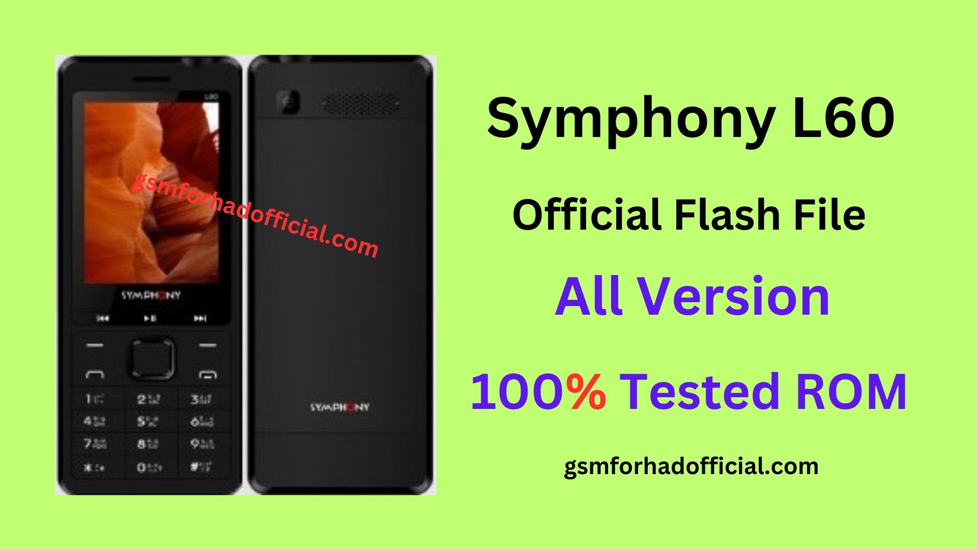 Symphony L60 Flash File