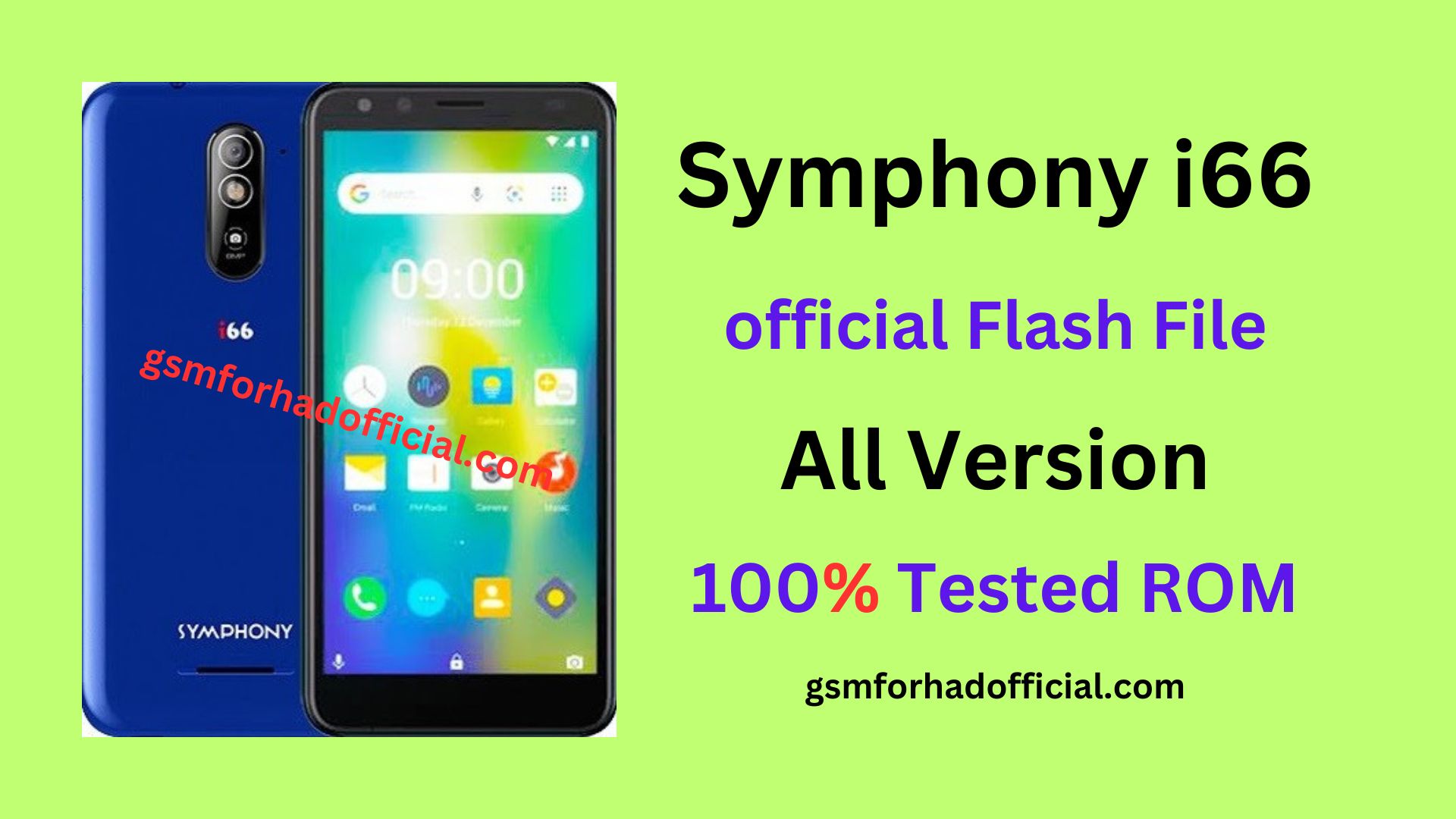 Symphony i66 Flash File