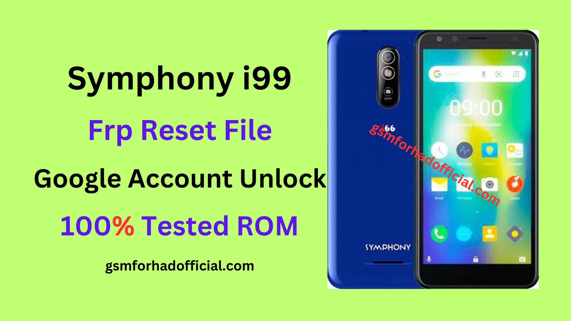 Symphony i66 Frp Reset File