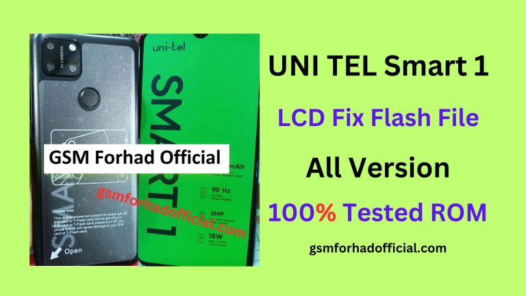 UNI TEL smart 1 Flash file