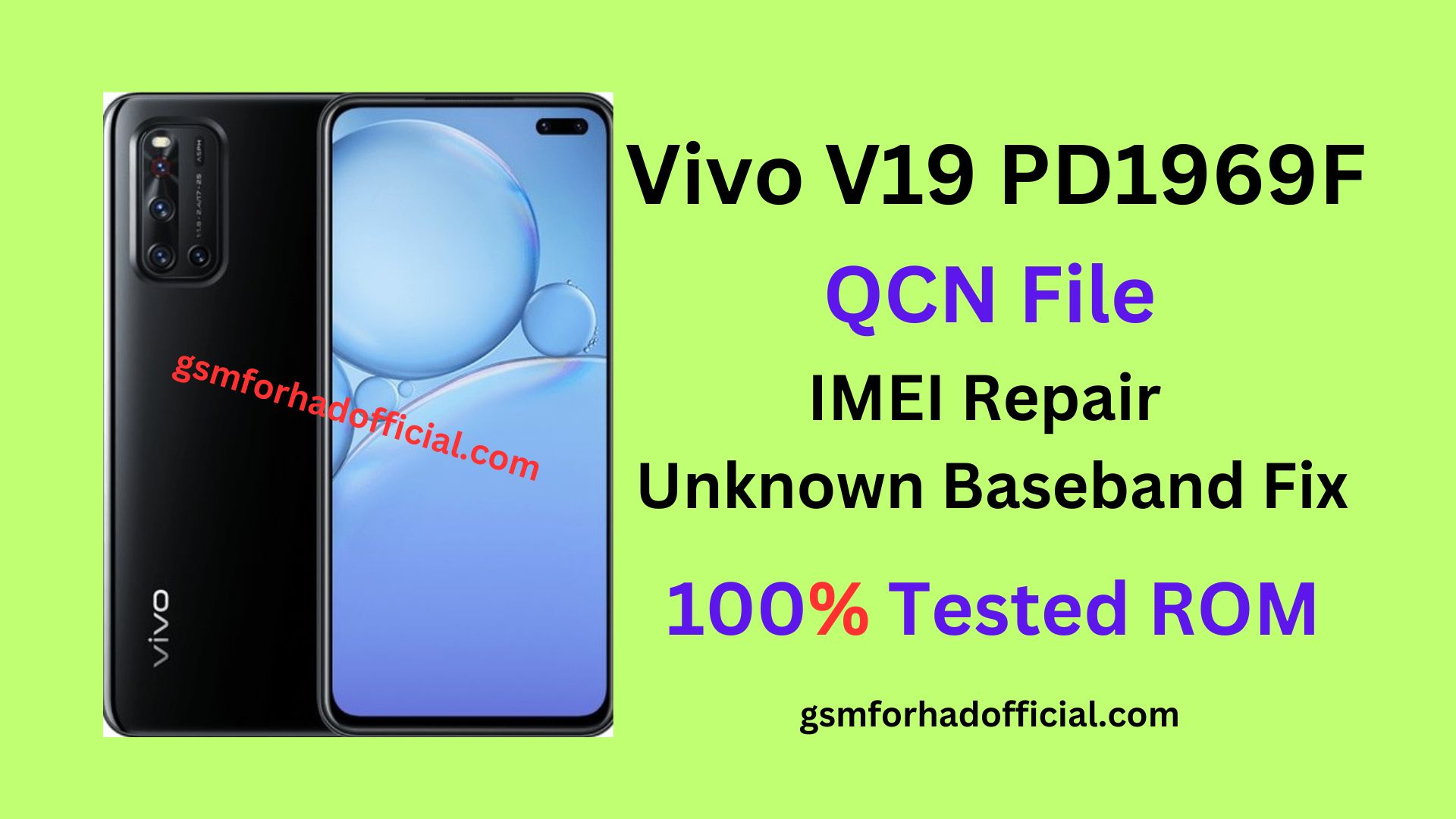 Vivo V19 PD1969F QCN File