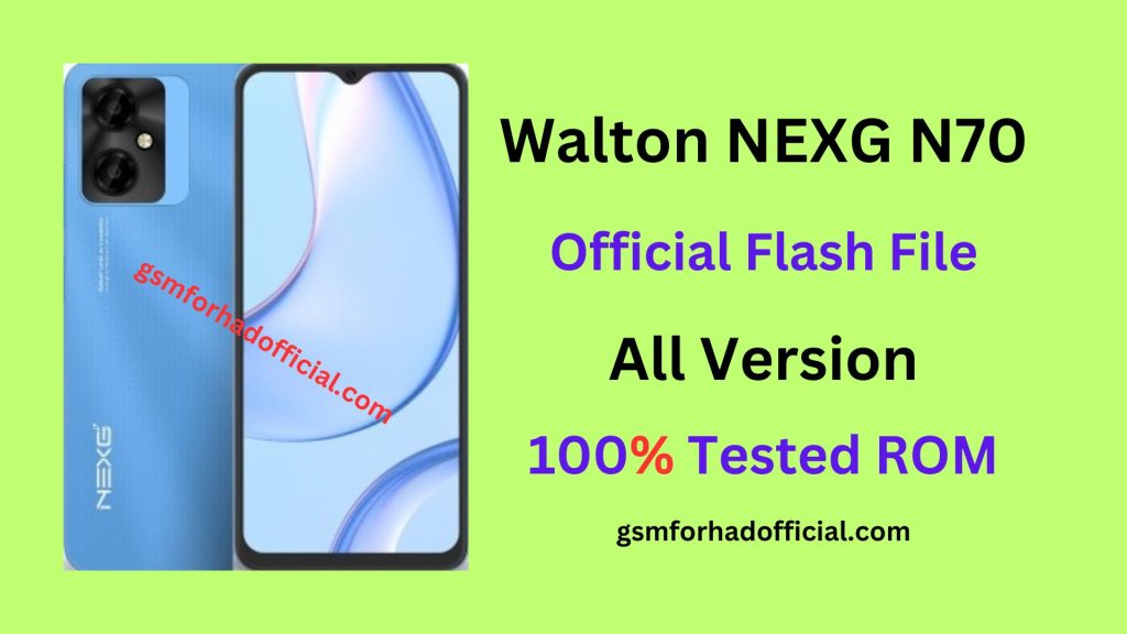 Walton NEXG N70 Flash File