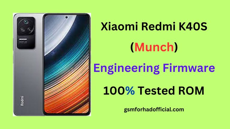 Xiaomi Redmi K40S (Munch) ENG Firmware