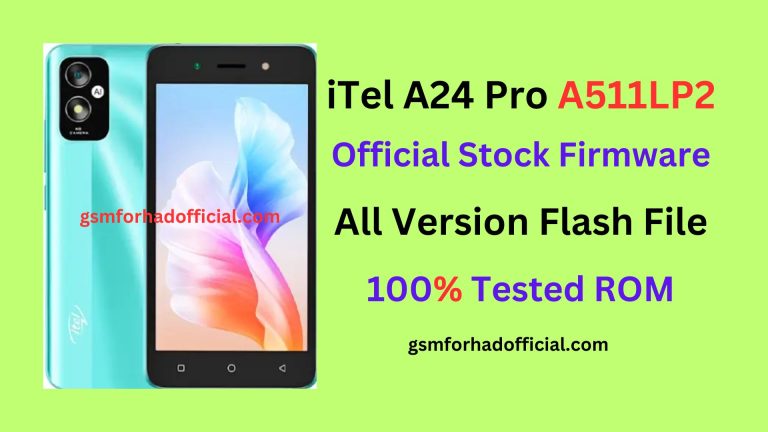 iTel A24 Pro A511LP2 Flash File