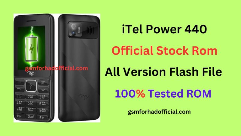 iTel Power 440 Flash File