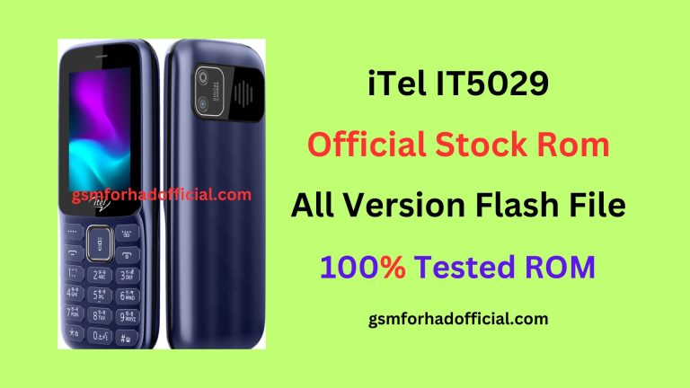 iTel it5029 Flash File