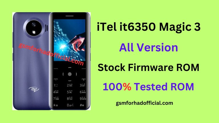 iTel it6350 Flash File