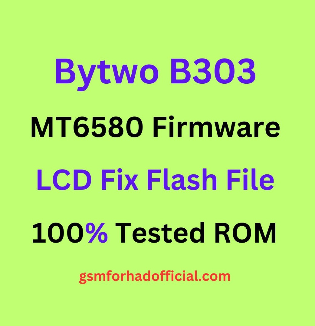 Bytwo B303 Flash File