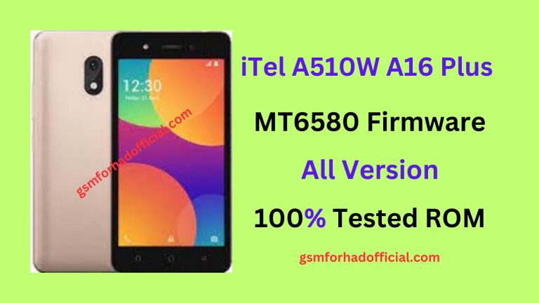 ITEL A510W FLASH FILE