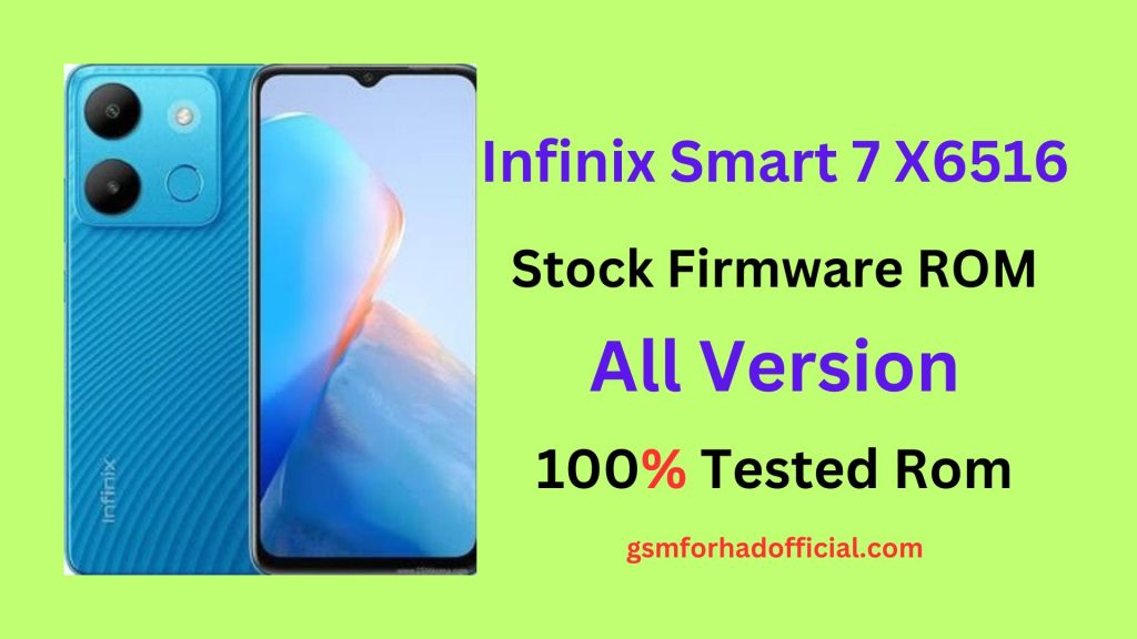 Infinix X6516 Flash File Without Password