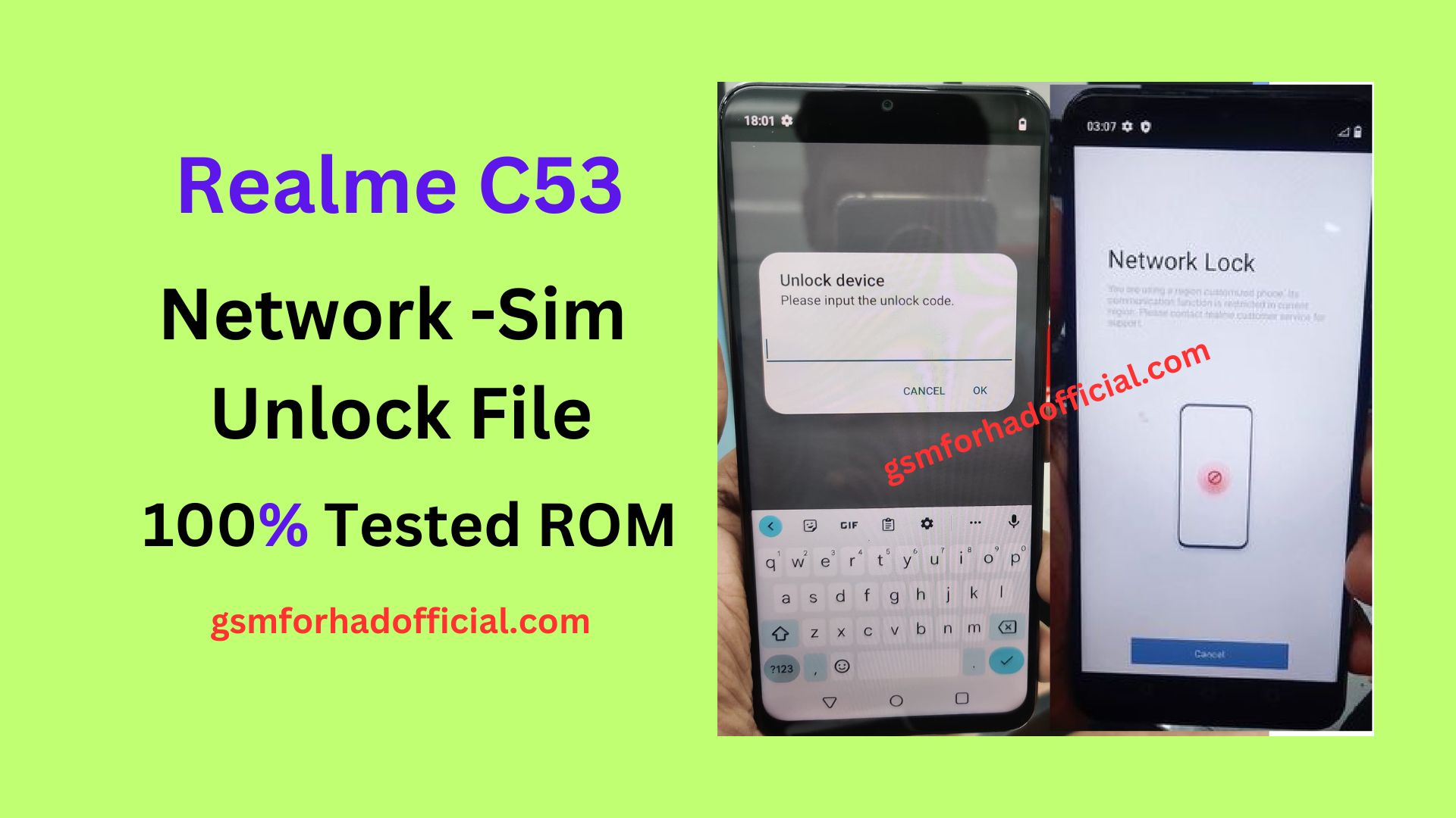 Realme C53 Network