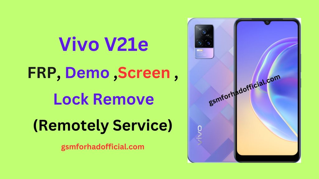 Vivo V21e FRP Lock Remove