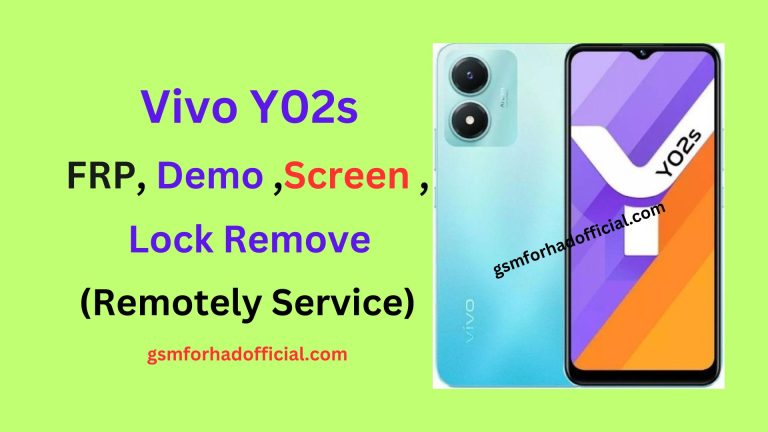 Vivo Y02s FRP File