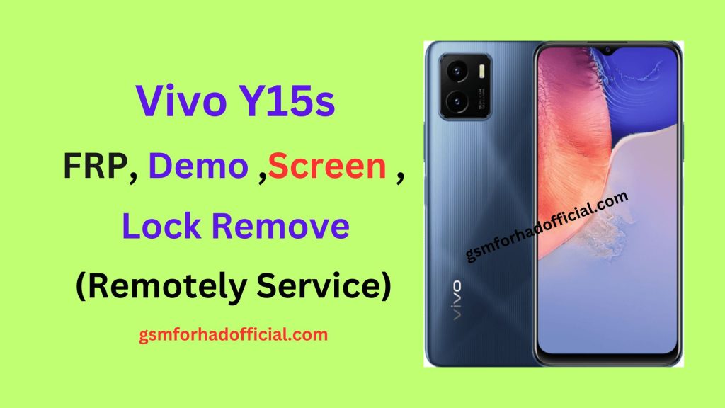 Vivo Y15s FRP Lock Remove