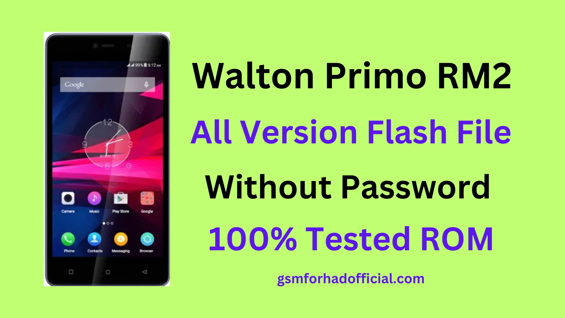 Walton Primo RM2 Flash File